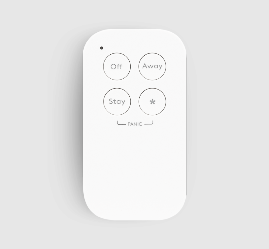 Keychain Remote on a grey background