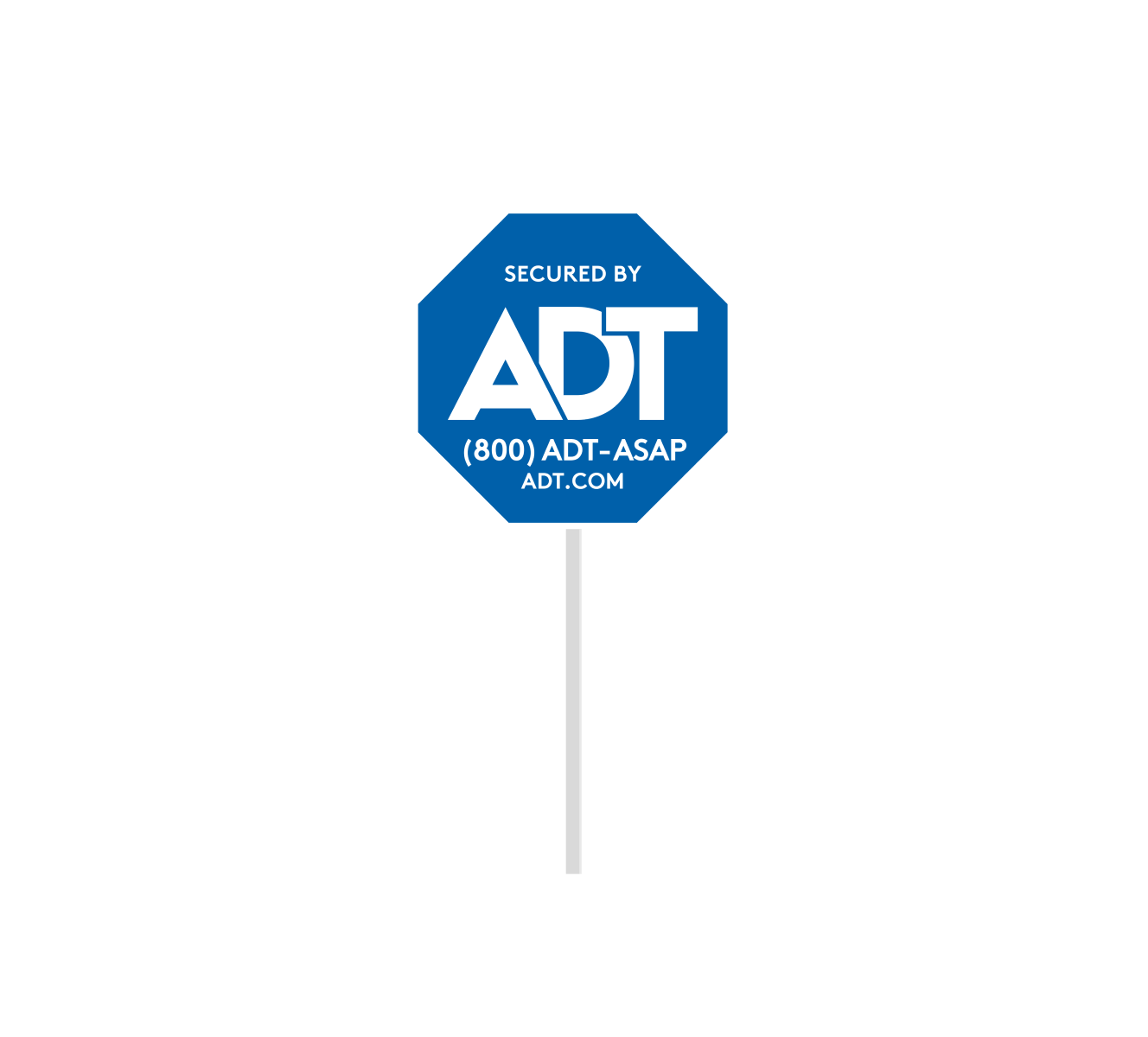 ADT yard sign